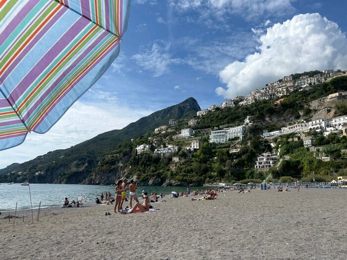 Strand von Vietri sul Mare