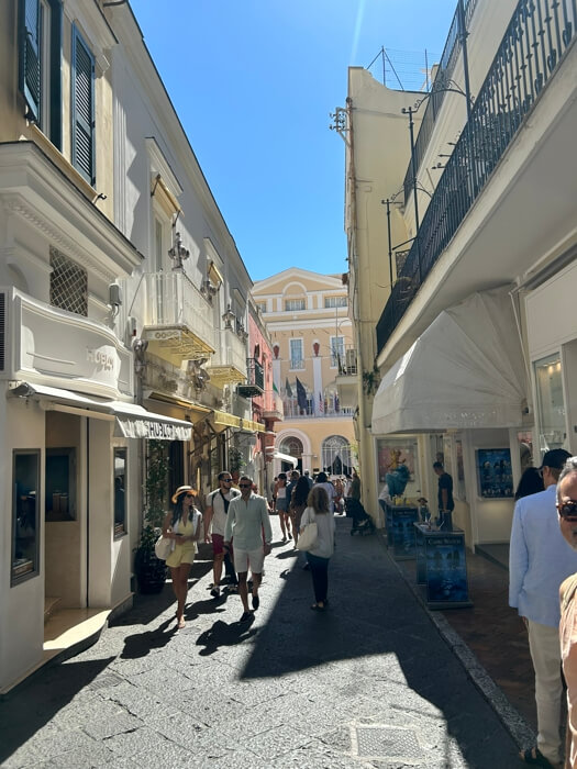 in Capri Stadt